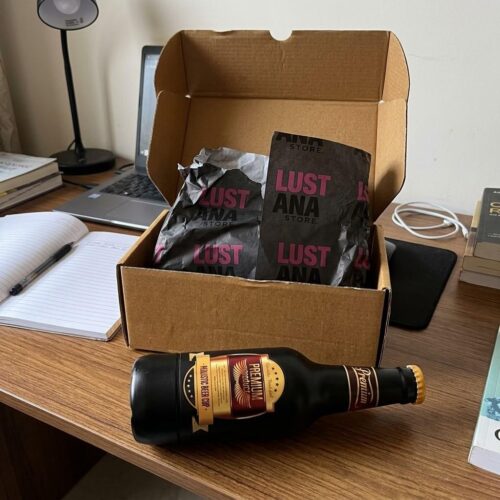 Beer Bottle Style Men’s Thrusting Masturbation Cup photo review